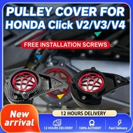 Pully Cover For Honda CLICK V2 / CLICK V3 / CLICK With Transparent Screen CVT Replacement