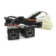 aihei -คู่ Usb ชาร์จซ็อกเก็ต 12v/24v อะแดปเตอร์ Qc3.0 สำหรับ Vw Golf 6 Jetta 5 Mk5 Scirocco 06- 12 ร