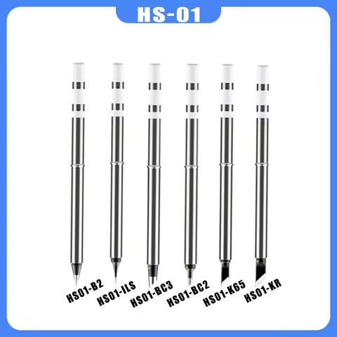 FNIRSI HS-01 Soldering Iron HS01-BC2 Internally Heated Lead-Free Soldering Station Kit For T85/HS-01