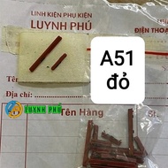 Replacement volume power plastic button for Samsung A51