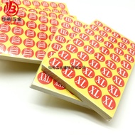 Ready Stock Clothing Sticker Size Label Sticker Size Number Sticker Clothes Size SMLXL20MM Round Lab