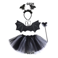 GESH Bat Wings Sets, Bat Wings Headband Halloween Cosplay Costume, Cute 2-8year Masquerade Halloween
