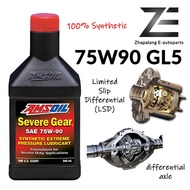 Amsoil Severe Gear 75W90 Synthetic Gear Lube API GL5 LSD