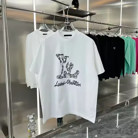 Wholesale Designer Unisex T-shirt Amiri Top Short Sleeved Round Neck Hip-hop High-end Luxury Fashion