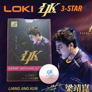 Loki LJK 3-Star Table Tennis Ball Bola Ping Pong ITTF Approved