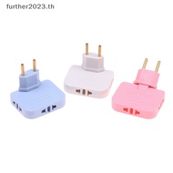 [FT] Adjustable 3 In 1 EU Extension Plug Electrical Adapter 180 Degree Rotation [Ready Stock]