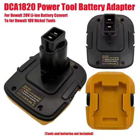 HAKSINKY DCA1820 Battery Adapter for Dewalt 20V Li-ION Battery DC9096 DE9098 DE9096 Convert To Work 
