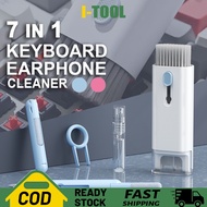 7 IN 1 Keyboard Cleaner Earphone Cleaner Kit Multifunction Cleaning Brush Tools