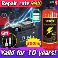 【500ML】serbuk bateri kereta asid bateri kereta udara bateri kereta bateri air asid bateri kereta mudah menyelesaikan masalah seperti penurunan hayat bateri yang serius haba dan bateri kekurangan air bateri asid air pembaikan bateri cecair