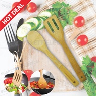 Wood Spatula Spoon Slotted Turner Kitchen Cooking Utensil Tools