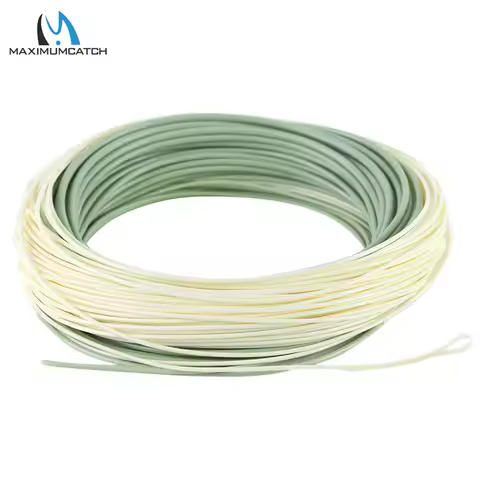 Maximumcatch Outbound Short Fly Fishing Line 6-10wt 100FT Weight Forward Saltwater Fly Line With 2 W