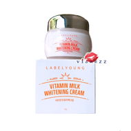 Labelyoung Vitamin Milk Whitening Cream 55g ครีมหน้าสด ครีมน้ำนมเข้มข้น ใช้แล้วโชว์ผิวได้ ให้ความชุ่