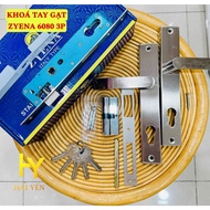 ZYENA 6080 stainless steel 201 lever lock, for aluminum doors, wooden doors, 3x6 iron doors, system 