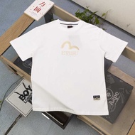 EVISU/God of Fortune 2026 Early Spring New Style Short-Sleeved T-Shirt Men Style Women Couple Style 