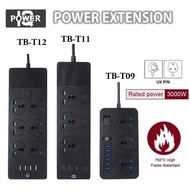 100% Original IQ POWER TB-T09/TB-T11/TB-T12 Power Strip Output 3.1A US/UK Plug Travel Accessories ex