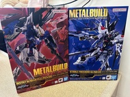 行價 Metal Build Strike freedom and Destiny Gundam 2024 Set 突擊自由高達 & 命運高達 2024 套裝 Bandai MB seed freed