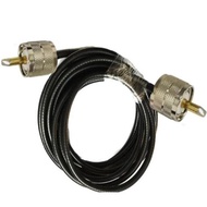 1pc 5D-FB UHF PL259 Male to UHF Male connector 50-5 Coaxial Cable RF Adapter Coax Cable 50Ohm 1/2/3/