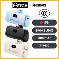 MTech REMAX CCC Certified 3C 5000mAh Capsule Series 2A Type C Emergency Direct Charging Power Bank R