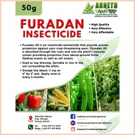 ❂ ◳ ❦ FURADAN CARBOFURAN INSECTICIDE