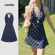 Women Casual Dress Tribal Print Tie Back Summer/Spring Dress L133AD069 Pakaian Kasual Wanita Pakaian