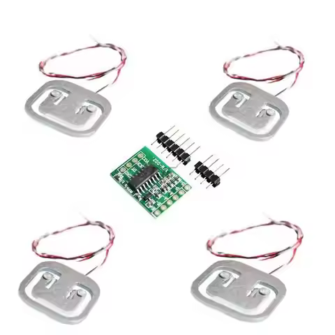 4pcs Human Scale Load Cell Weight Weighting Sensor 50KG Half-bridge with Amplifier HX711 AD Module S