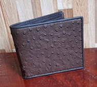 Genuine Ostrich Leather BiFold Wallet Made From Ostrich Leather