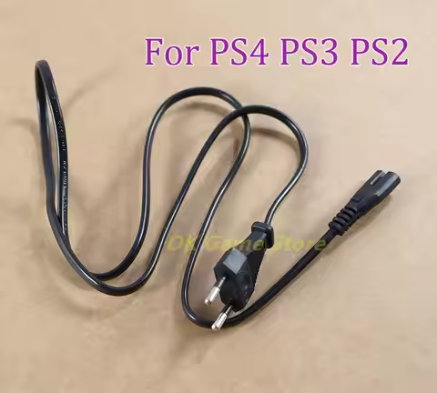 20pcs Replacement For Sony PlayStation PS4 For PS3 For PS2 Game Controller 1M EU US Power Cable Powe