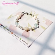 Cute Bead Bracelet | White Series Hook Bracelet | Best Friend Couple Bracelet