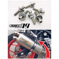 Project79 Screw Nut Muffler Bracket Exhaust Tools Akrapovic Leovince SC Project KR150 IKEA RSX150 R1