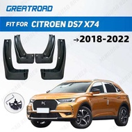 Car Mudgrd For Citroen DS7 X74 DS 7 2018 2019 2020 2021 2022 Mudgrds Splash Grds Fender Mudflaps Acc