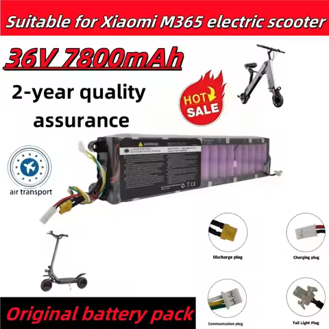Original 36V 7.8Ah 40km suitable for Mijia M365 scooter battery pack, electric scooter, waterproof B
