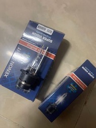 全新D2S HID 6000K 35W XENON氬氣燈胆一對 （合用型号：D2S/D2R/D4S/D4R ）