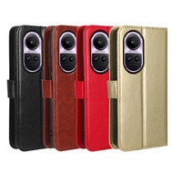 Suitable for OPPO Reno10 5G Overseas Version Phone Case Reno 10 Pro Flip Leather Case Card Protective Case SHS