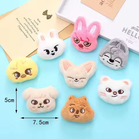 Stray kids mini plush brooch decoration with SKZOO cartoon plush mini animal bag clothing personaliz