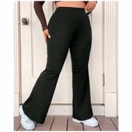 PLUS SIZE HIGH WAISTED FLARE PANTS FOR WOMEN FIT LARGE TO 3XL (FREE SIZE )