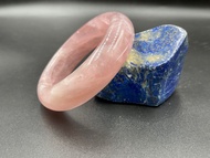 Rose Quartz bangle. กำไลข้อมือโรสควอตซ์.