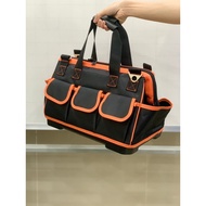 Xã kho@Thùng đồ nghề nhựa đen nắp trong 12" Liwin thùng đồ nghề mini túi đồ nghềThùng đựng đồ nghề S