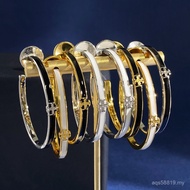 Torry Burgie Fashion Big Circle Enamel Drip Oil-Shaped Circle Earrings XO7L