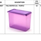 UNGU Tupperware Tall Keeper Purple 5.5L capacity tupperware food container