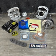 ชุดเวฟ110i 2021ฝาสูบ+เสื้อสูบ+แคมเฮง ลูกหัวนูน(เงา) ขนาดลูก 53/54/55/56/57/58 [พร้อมส่ง]