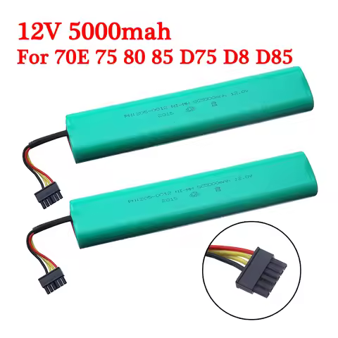 12V Ni-MH Battery 5000mAh Battery For Neato Botvac 70e 75 D75 80 85 D85 Vacuum Cleaners Accessories 