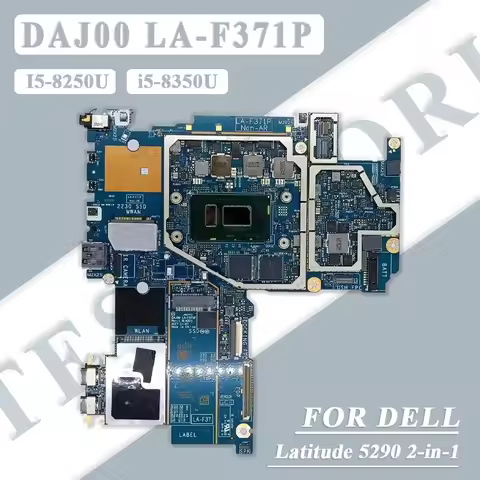 2-in-1 Laptop Motherboard For Dell Latitude 5290 With i5-8250U i5-8350U CPU RAM 8GB 0JP7C1 0RD1TX 0T