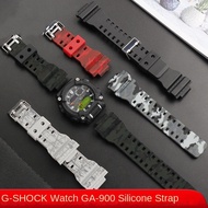Suitable for Casio Silicone Watch Strap Modification GA-900/900C Sports Waterproof Resin Silicone St