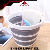10L Portable Water Bucket Foldable Collapsible Bucket - ST360