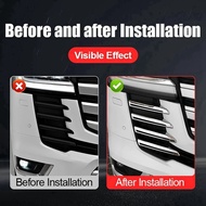 【qgnuaj】-8Pcs Silver Front Fog Light Trim Strip Front Grille Bumper for Land Cruiser 2023 LC300 Repl