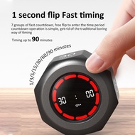 Multi-Hexagon Cube Timer 90-Minute Gravity Sensor Digital Timer with LED Screen 7 Set Time Managemen