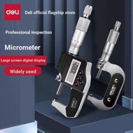 [Deli] Micrometer Thickness Measurement Outer Diameter Spiral Micrometer Wall Thick Lever Micrometer
