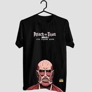 Kaos Tshirt RRQ x Attack on Titan Wall Titan | AOT RRQ