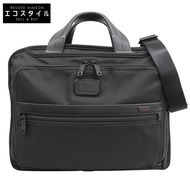 TUMI Alpha 2 Organizer Brief 2WAY กระเป๋าใส่เอกสารธุรกิจ สำหรับผู้ชาย สีดำ 26132D2 【สินค้ามือสอง】
