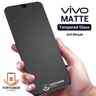 LAYAR Tempered Glass Matte Vivo X21 X23 X27 X27 Pro X30 X30 Pro X50 Z1 Z1X Z1 Pro Z3 Z3X Z5 Z5X Anti
